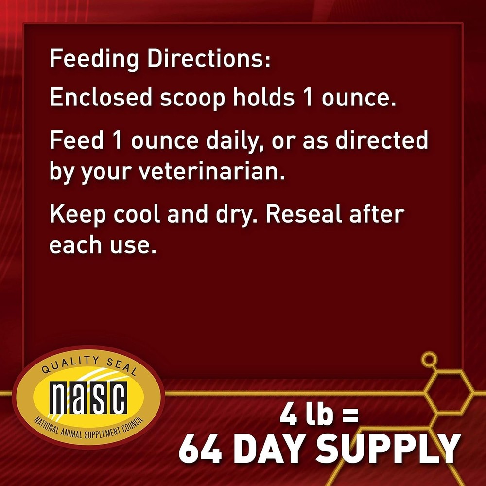 Optimal Nutrient Solution: 4lb Selenium & Vitamin E for Horses - 64-Day Dosage