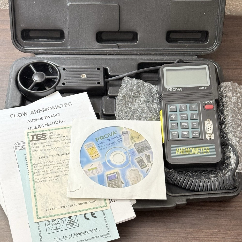 Prova Flow Anemometer AVM-07 Digital Wind Speed Meter