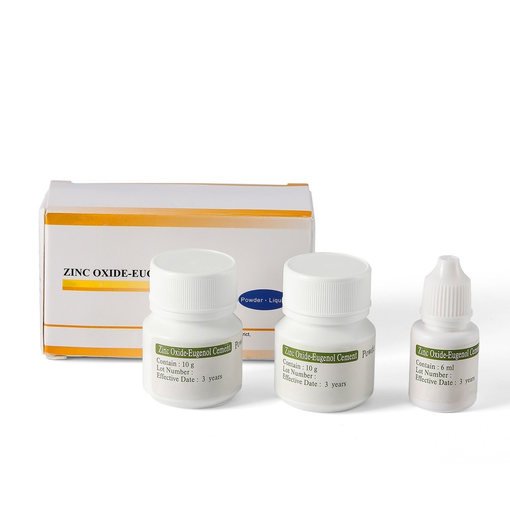 Dental Zinc Oxide Eugenol Cement Kit Button type chuck For Self-Curing Type III