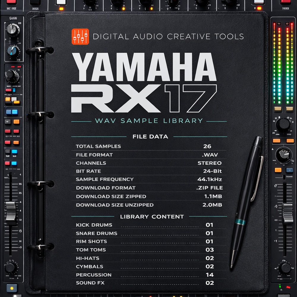 Yamaha RX17 Drum Machine Sample Library