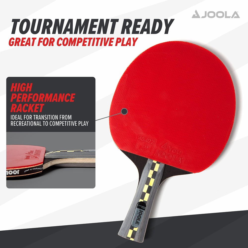 JOOLA Carbon Pro Table Tennis Racket High Performance Speed Spin Control
