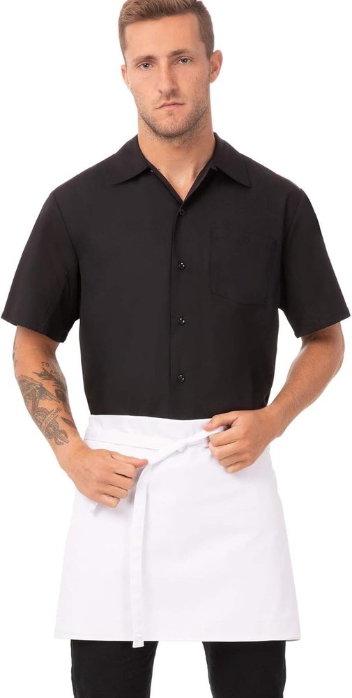 Unisex Four-Way Apron, White, One Size