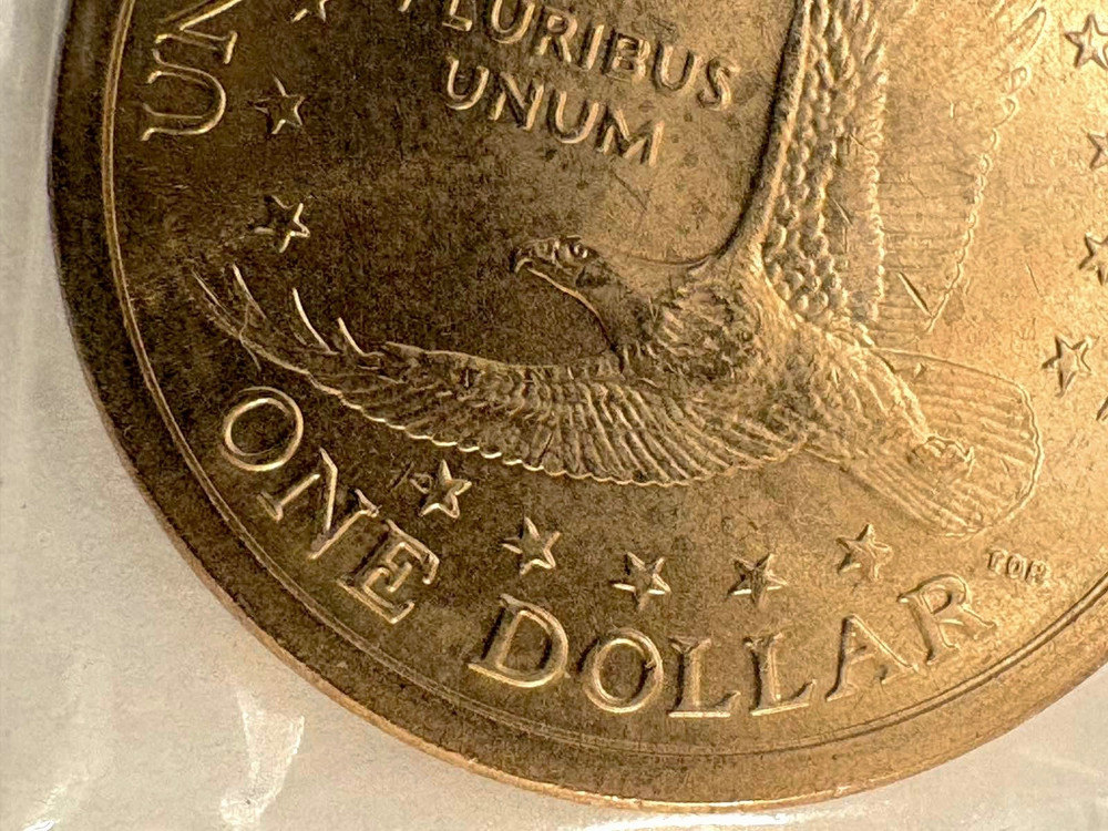 2006-D Sacagawea dollar with minting errors that collectors should notice