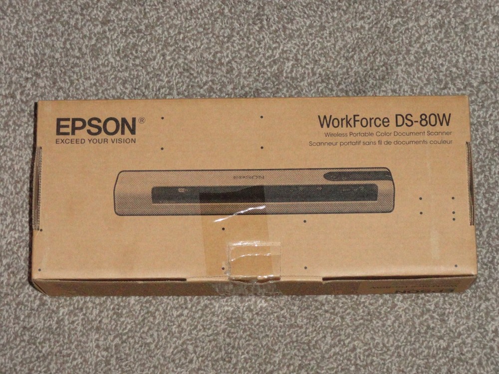 Epson Workforce DS-80W Wireless Portable Color Document Scanner