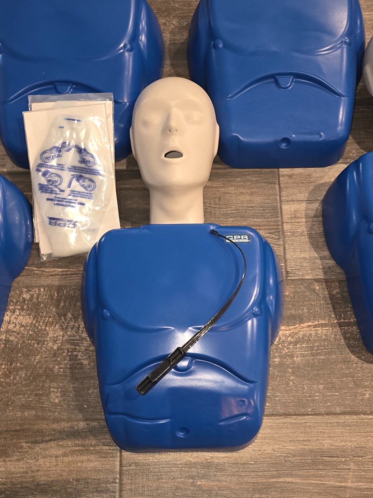 CPR Prompt Adult Training Mannequin Set (5) w/ Carry Bag & Accessories CPR/AED T