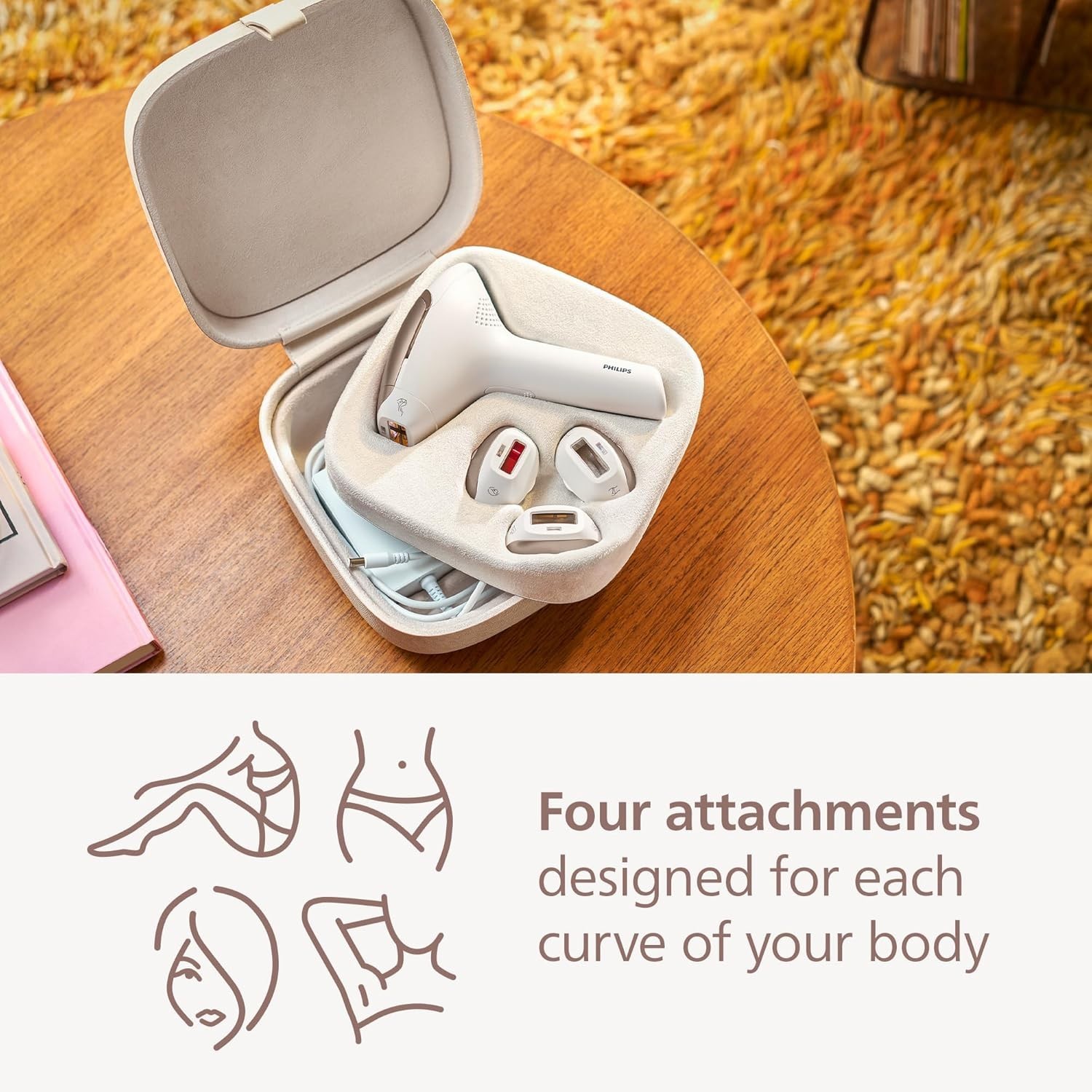 Philips Lumea 9000 Series IPL Hair Removal Device - Luxury Beauty Box BRI984 NEW