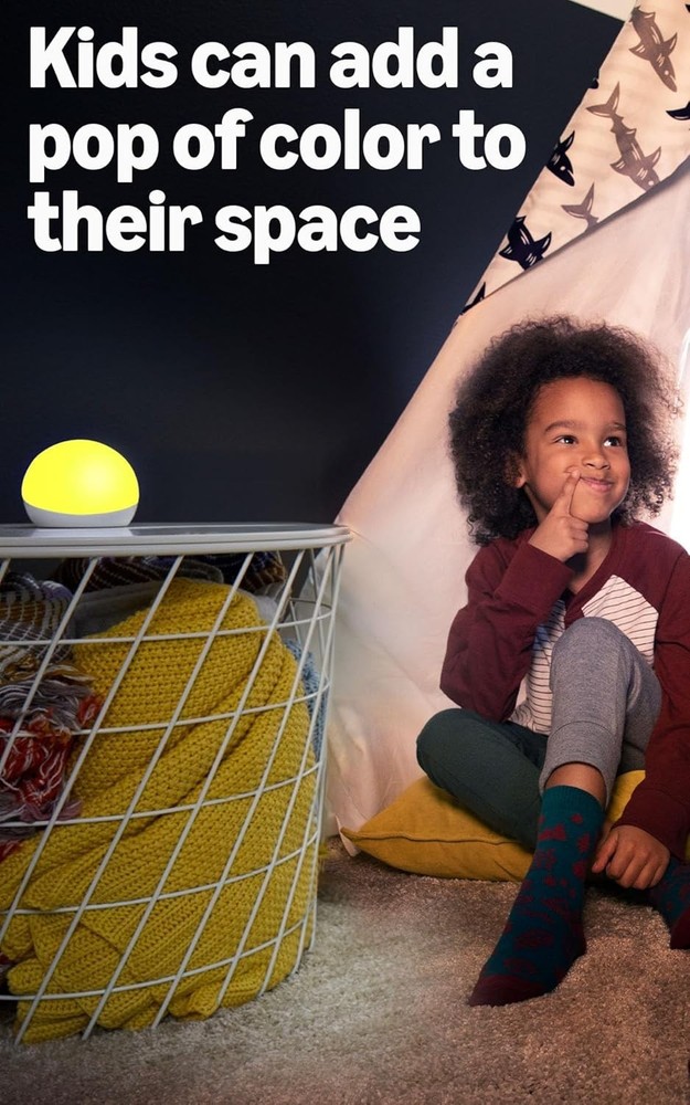 Echo Glow, Multicolor smart lamp, Works with Alexa