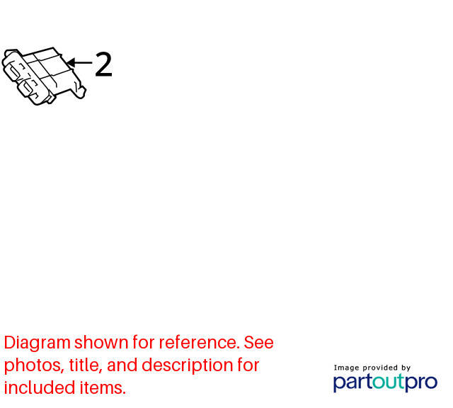 16 2016 DODGE DURANGO SXT SRS CONTROL MODULE 68251023AB