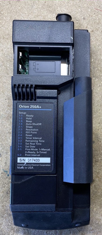 Thermo Orion 250A+ Handheld pH Meter, pH, mV, ORP, Temp., RS-232