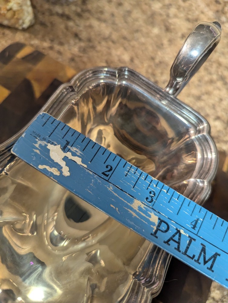 International Silver Co. - Chadwick #1513 Serving Dish Rectangular With Boat Vtg