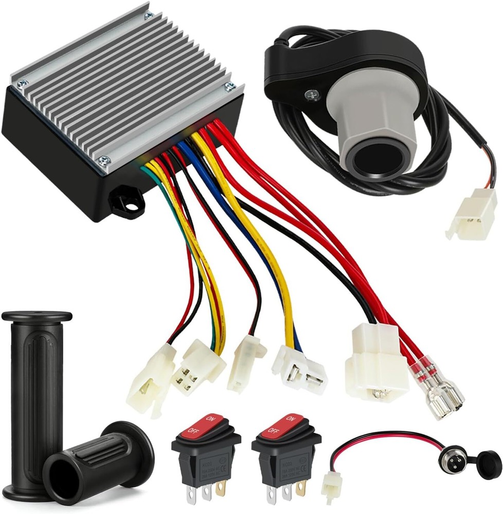 24V Controller and Throttle Grip Kit For Razor E200 E300 MX350 Electric Scooter