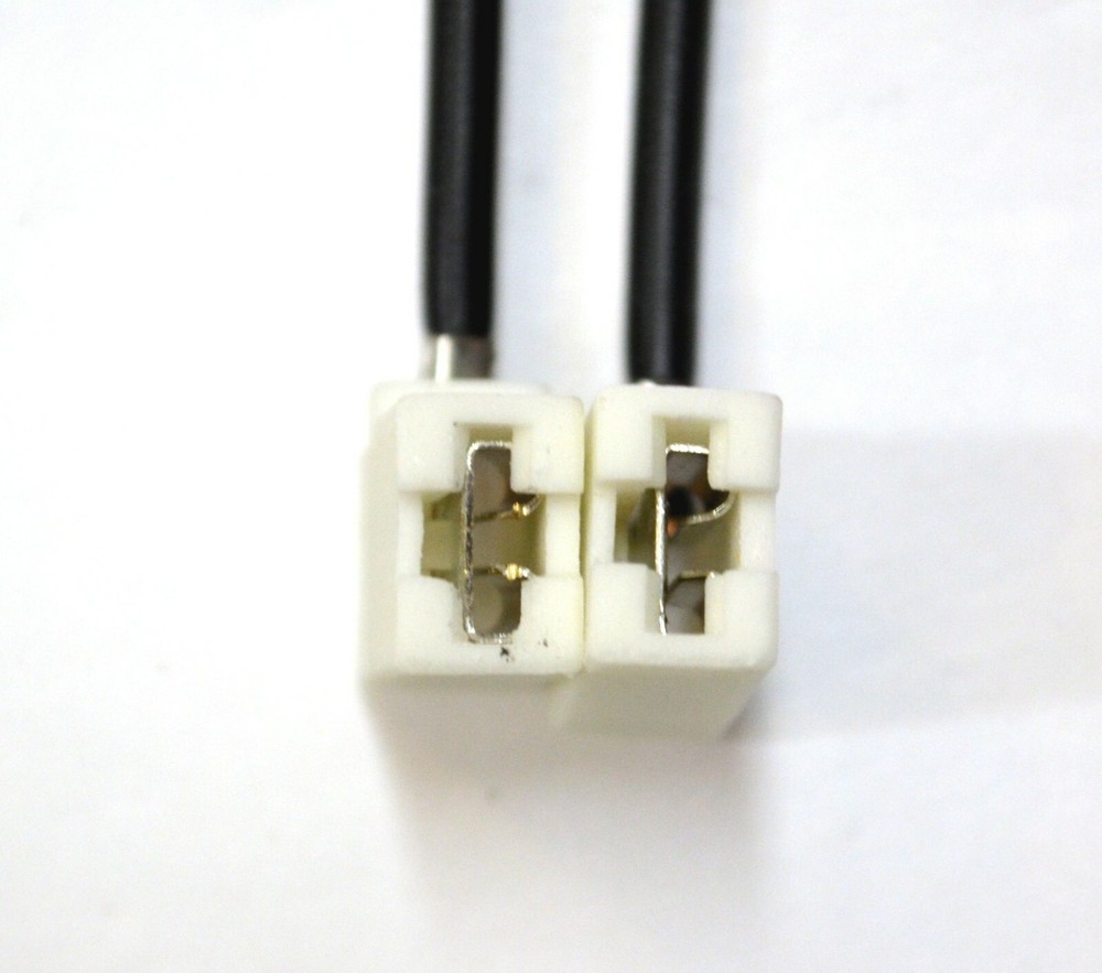 Wire Pigtail Female Ceramic H11B Two Harness Head Light Bulb Socket Connector EO
