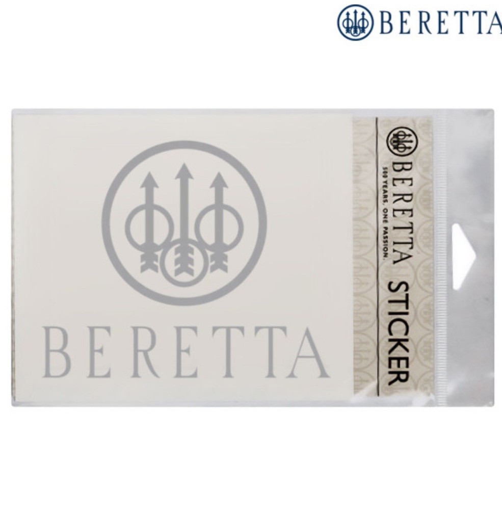 BERETTA Logo Sticker 5.75"x4.25".