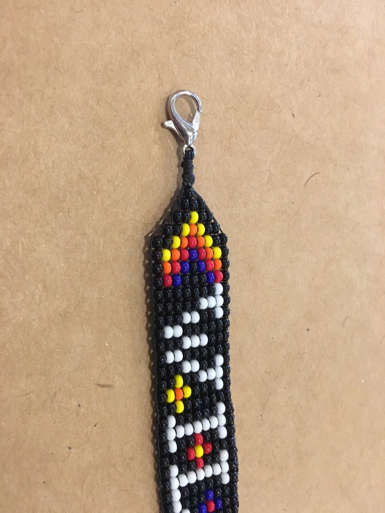 Model #A105, Czech Hand Beaded Bracelet.