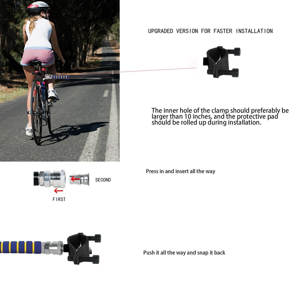 Dog Bike Leash Attachment,Second Generation Built-in Shock Absorption System ...