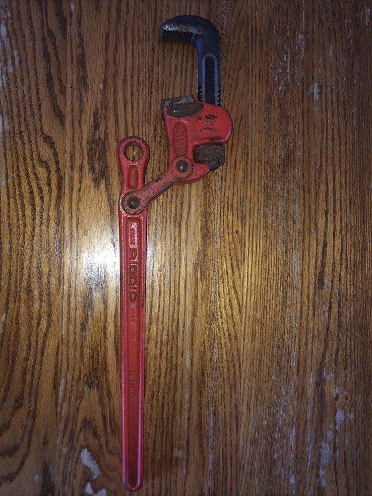 Ridged Compound Leverage Pipe Wrench