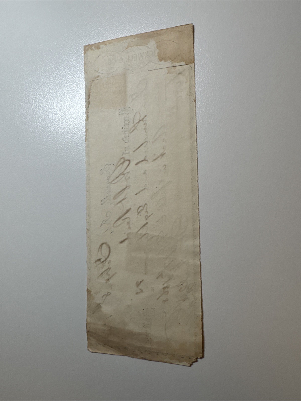 R15c & R27c - Stockwell & Co - Receipt - Evansville IN - 1868