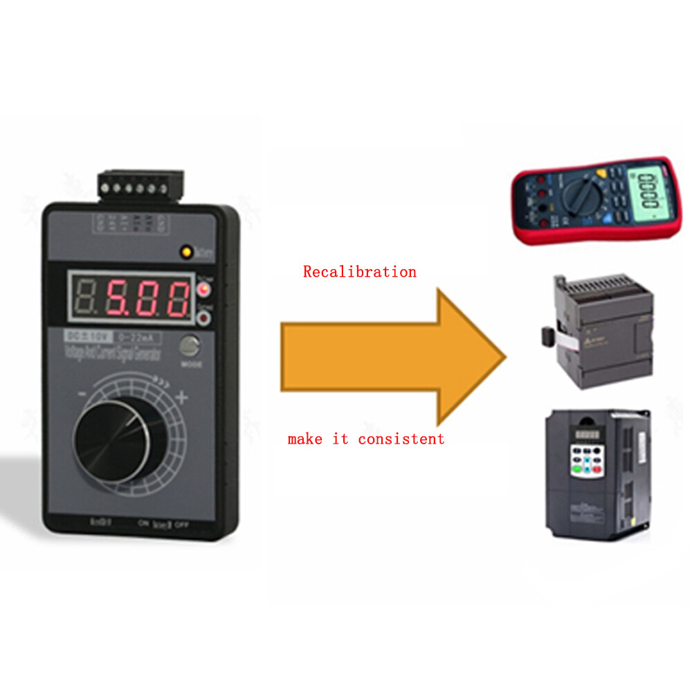 Precision 4-20mA 0-10V Signal Generator Adjustable Voltage Current Simulator