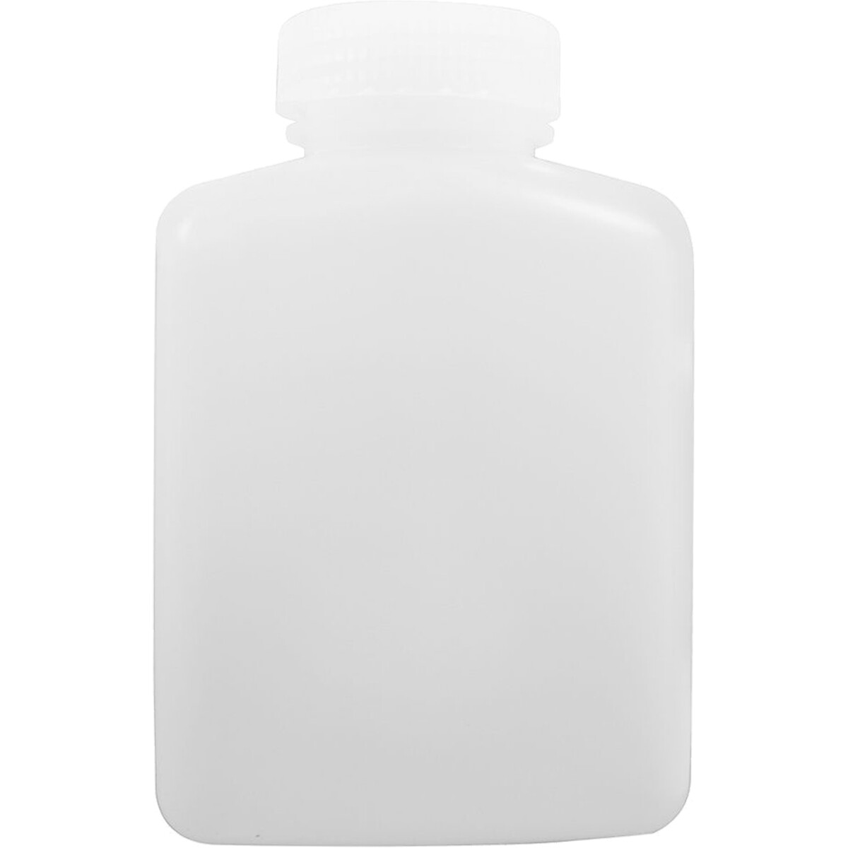 Nalgene HDPE Plastic Wide Mouth Rectangular Storage Bottle - Clear