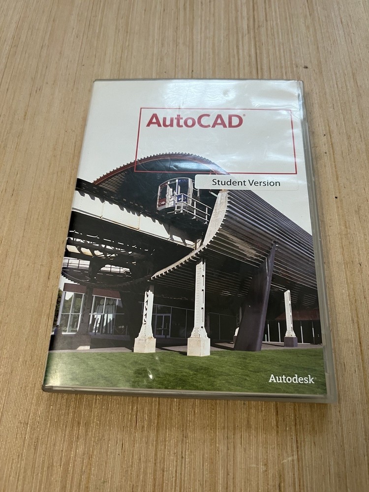Autodesk AutoCAD Student Version 2008 As Is Read
