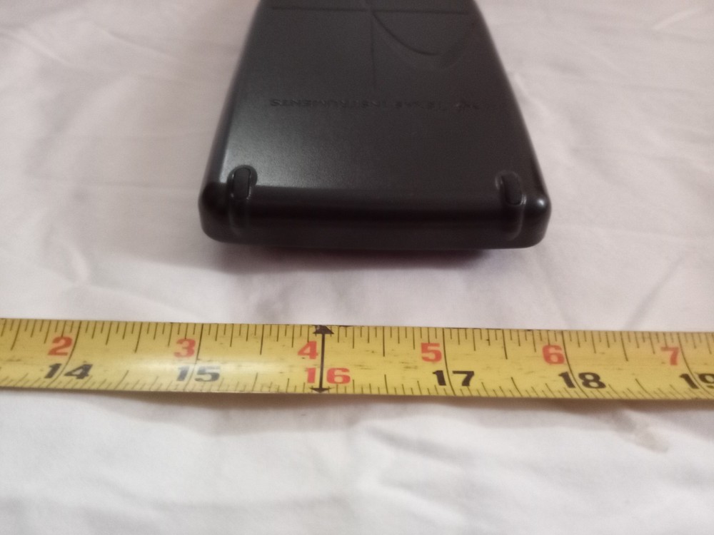 Texas Instruments TI-83 Plus Graphing Black Calculator With Cover unTested.