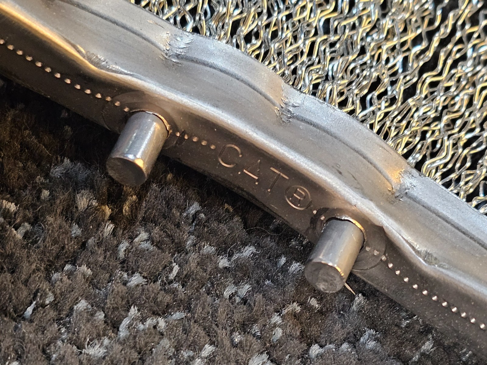 (QTY 2) CAT Steel Wire Sweeper Brush 30" OD