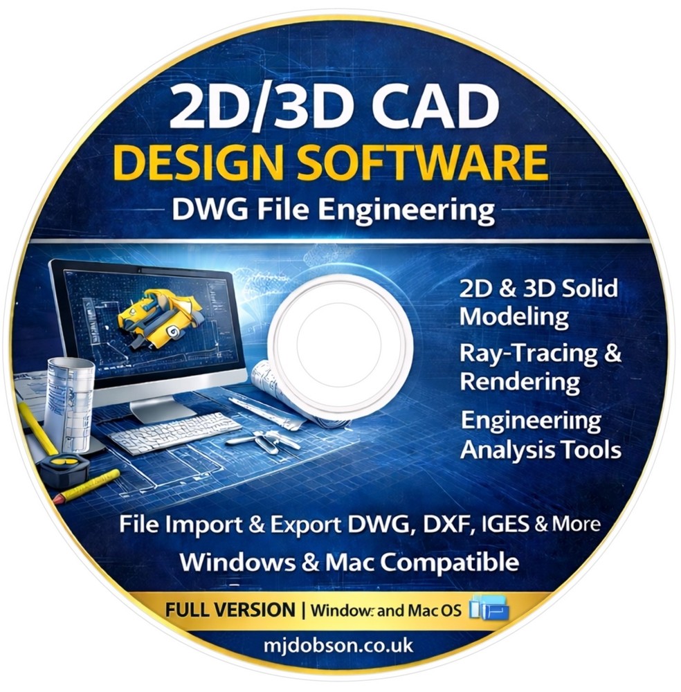 CAD Computer-Aided Design Software | 2D & 3D Modeling No Subscription