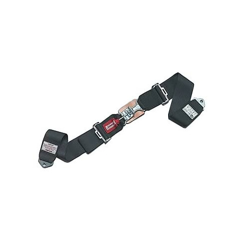 Simpson 29024BK Black Latch & Link Lap Belt