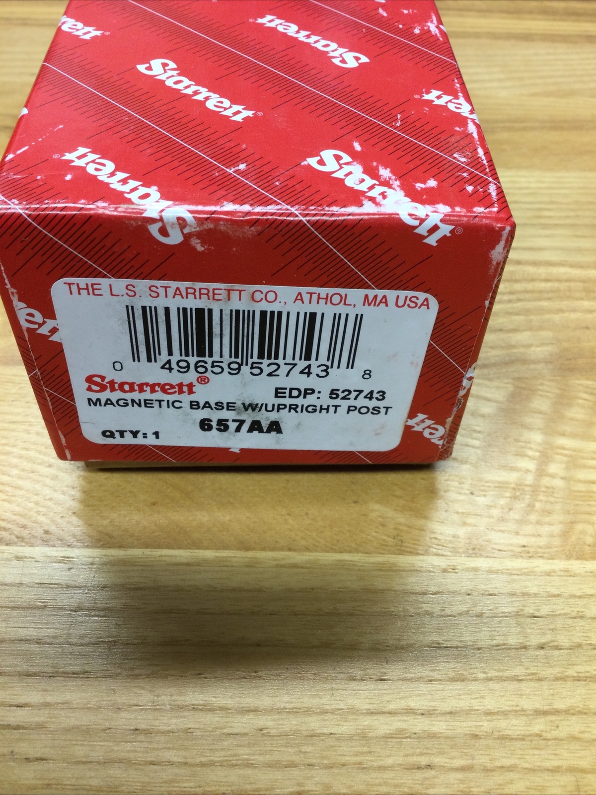 STARRETT MAGNETIC BASE NO 657AA w/ BOX - NEW
