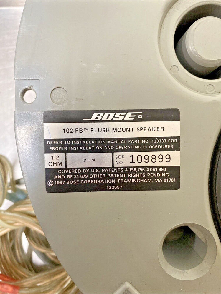 Bose 102 FB Flush Mount Ceiling Commercial Speaker (PAIR)/works