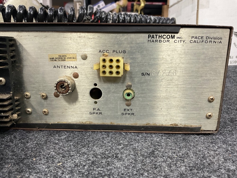 Pace CB 76 Home Base Unit Pathcom CB Radio Powers Up Untested