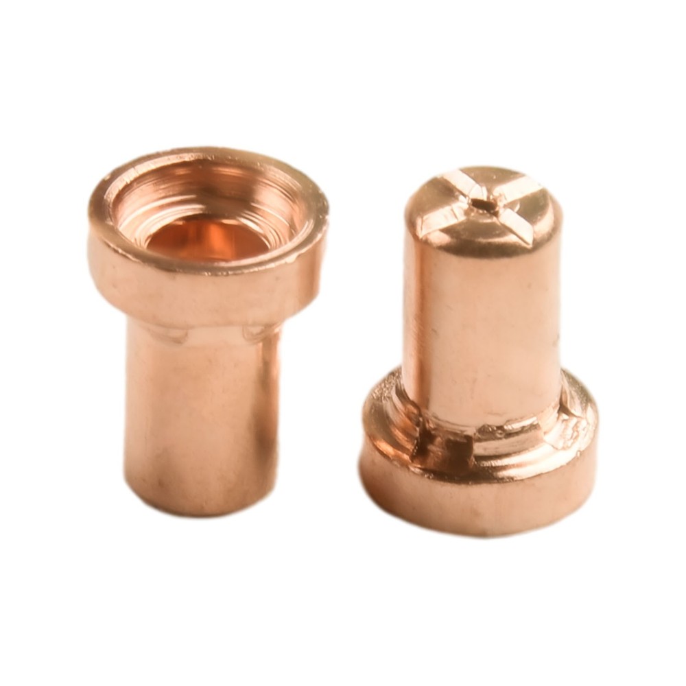 "Boost Your Plasma Cutter Performance with 60 Copper Tips and Electrodes"