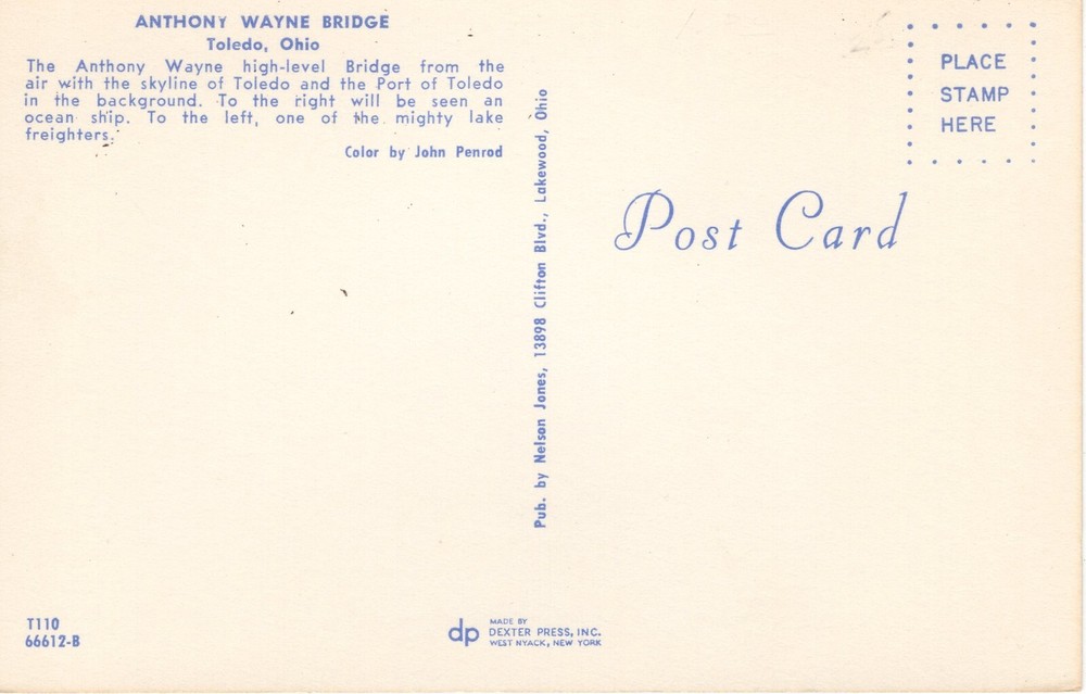 ANTHONY WAYNE BRIDGE, TOLEDO, OH - PC4927