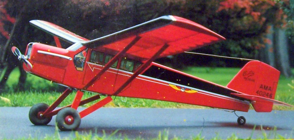 Comet CURTISS ROBIN PLAN + PATTERNS to Build a 48" Span FF or RC Model Airplane