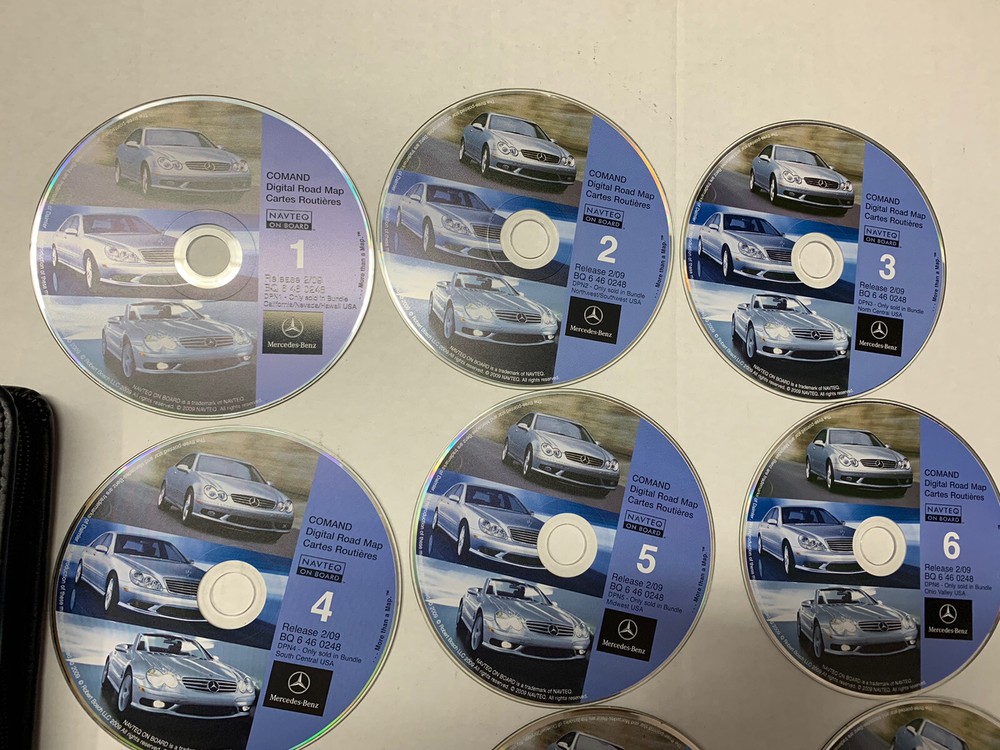 MERCEDES BENZ NAVIGATION SYSTEM CD S CLK E CLASS 2009 UPDATE