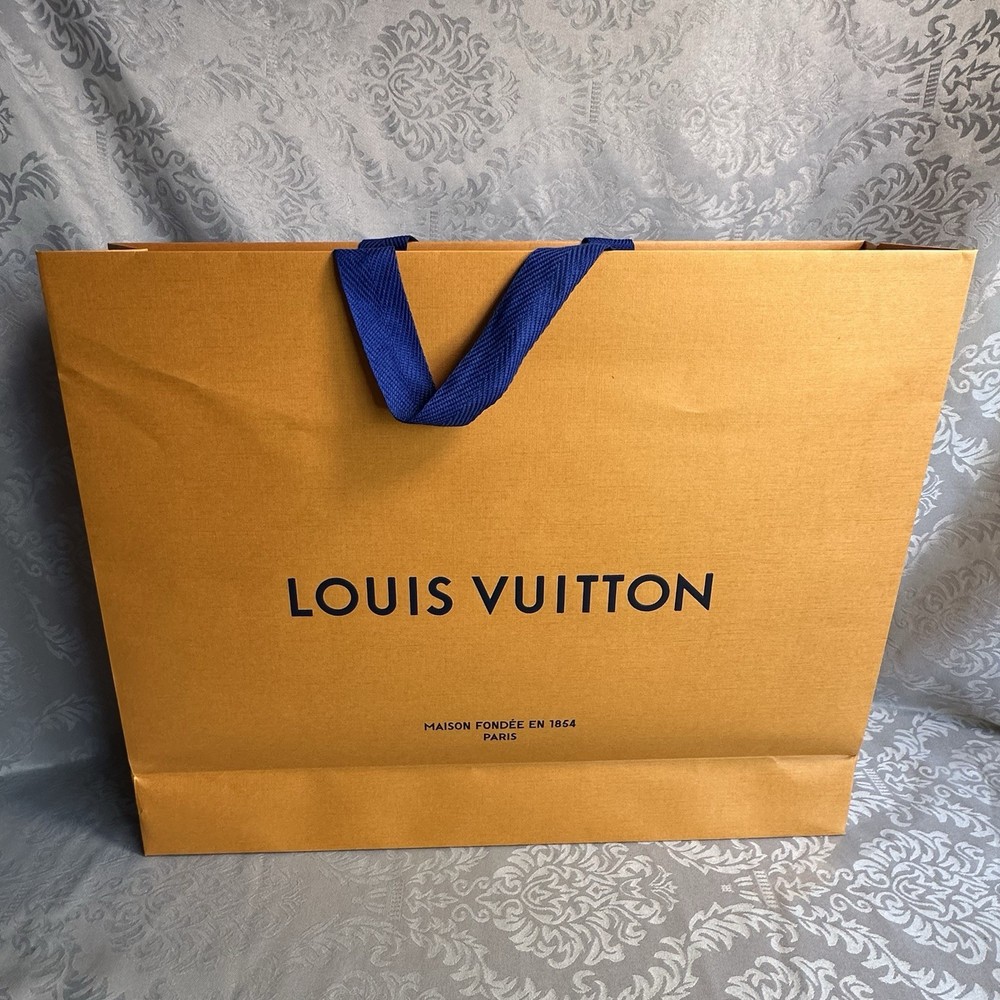 Authentic LOUIS VUITTON Large Empty Gift Bag & Medium Box Empty Packaging