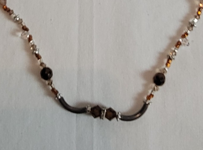 Beaded Necklace and Earrings
