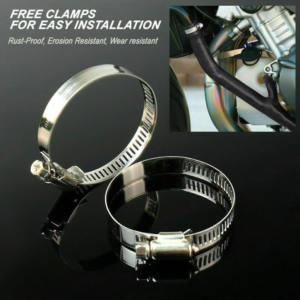 Silicone Radiator Heater Hose Kit For Honda Civic D15 D16 EG EK 1992-2000 Black