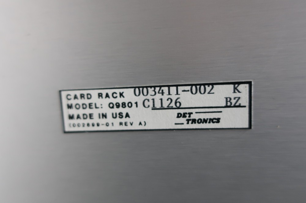 Det Tronics Q9801 C1126 Chassis Module