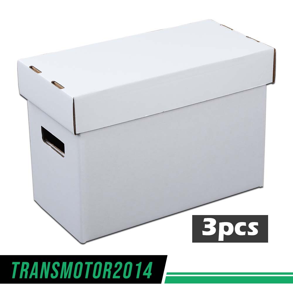 Comic Books Storage Boxes White Short Holds 150-175 Stackable Durable Archive