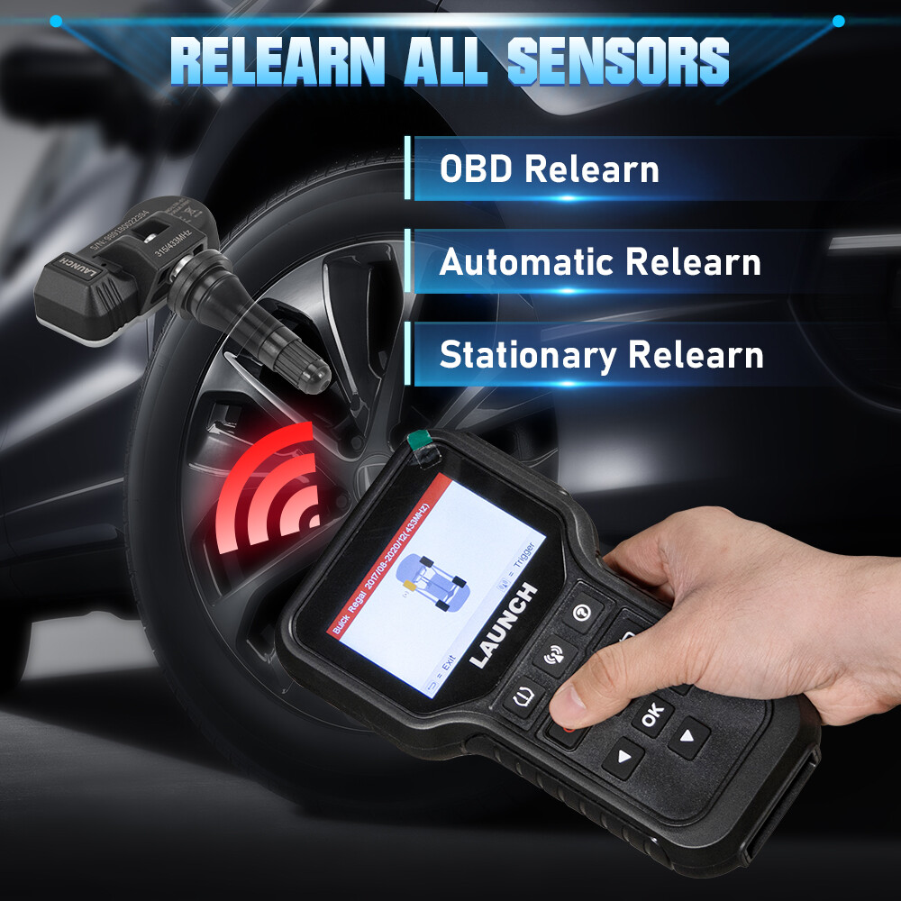 LAUNCH CRT5011E TPMS Relearn Tool Tire Pressure Sensor Programing Diagnosis Tool