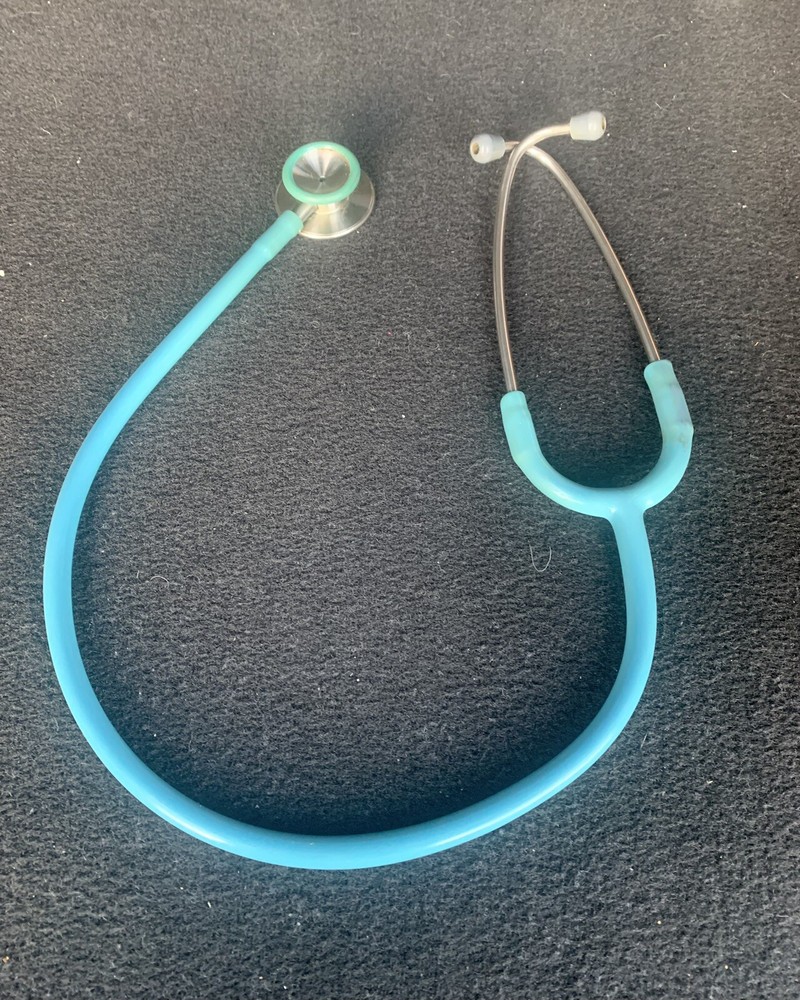 Vintage Labtron Lightweight Stethoscope Light Blue