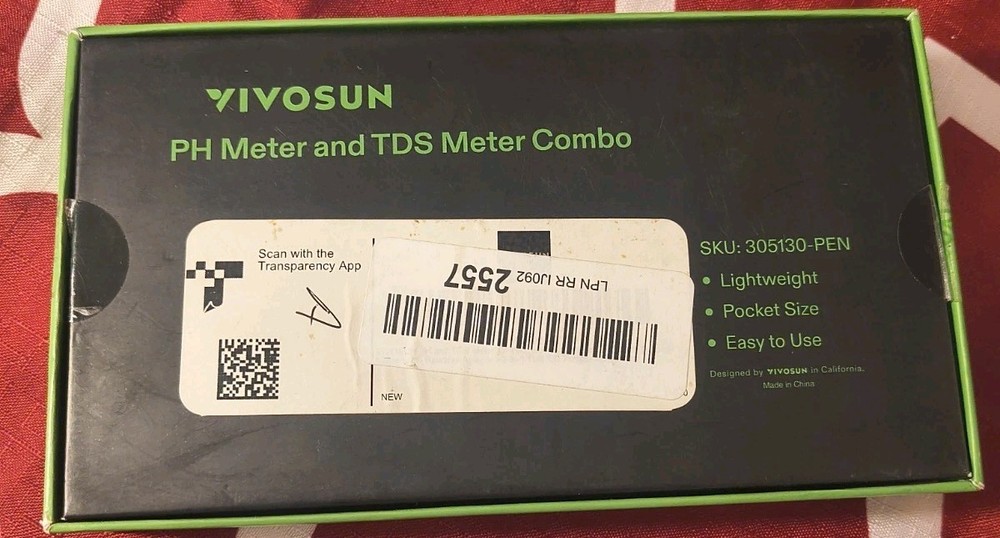 VIVOSUN PH and TDS Meter Combo