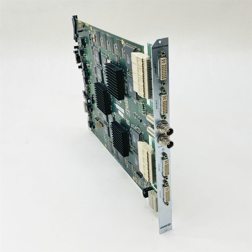Evertz 3000MVP-GI4 Quad DVI Graphics Broadcast Input Card Multiviewer Module