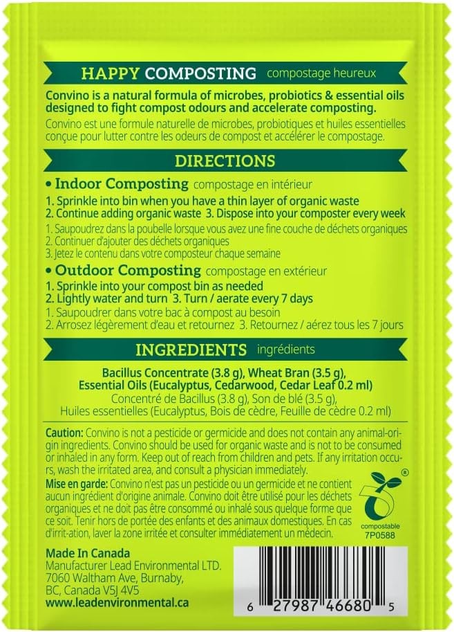 A Compost Starter/Accelerator Which Help to Reduce Kitchen Waste Odor & Convert