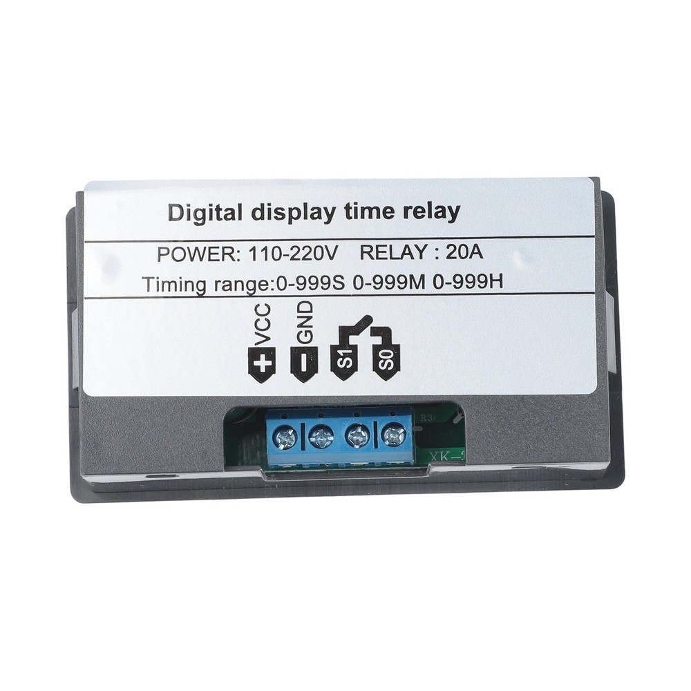 220V Digital Cycle Timer with Flexible Delay Functions and LED Display