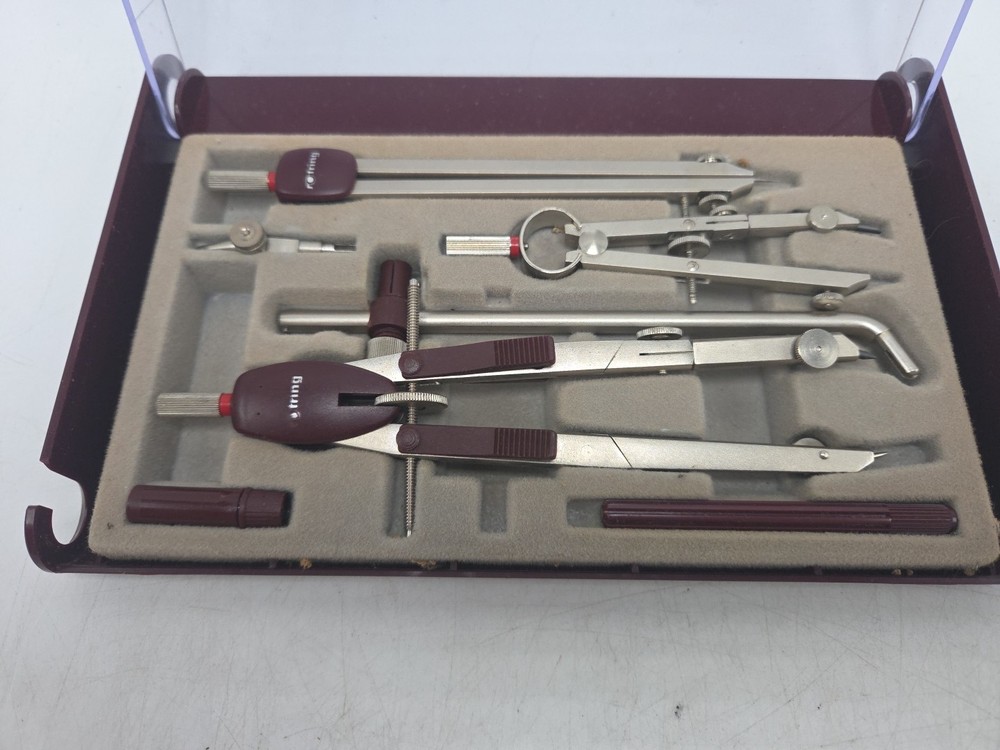 ROtring Compass Set For Technical Drafting Germany EUC