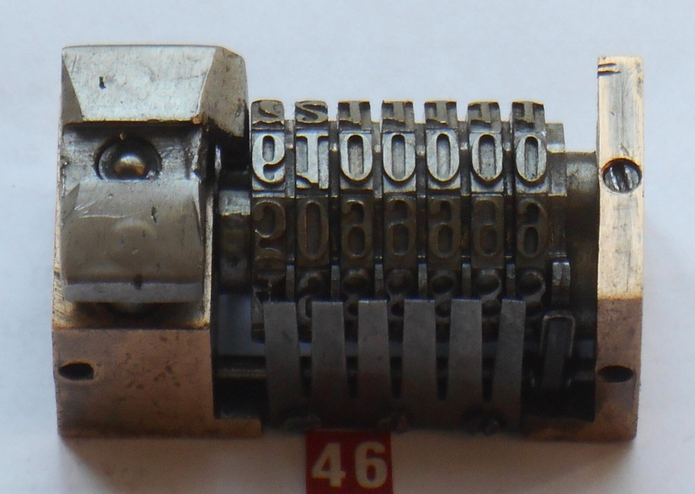 Letterpress Numbering machine | (Roberts #28) | 46