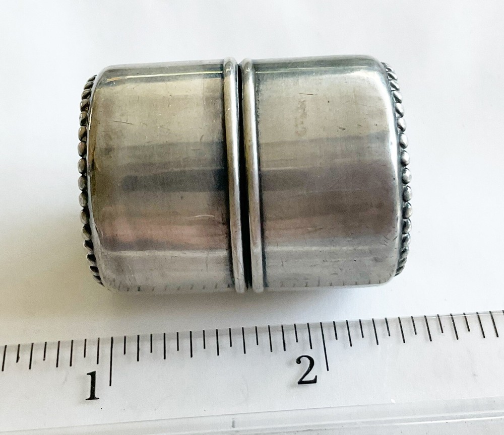 Antique Sterling Thread Box
