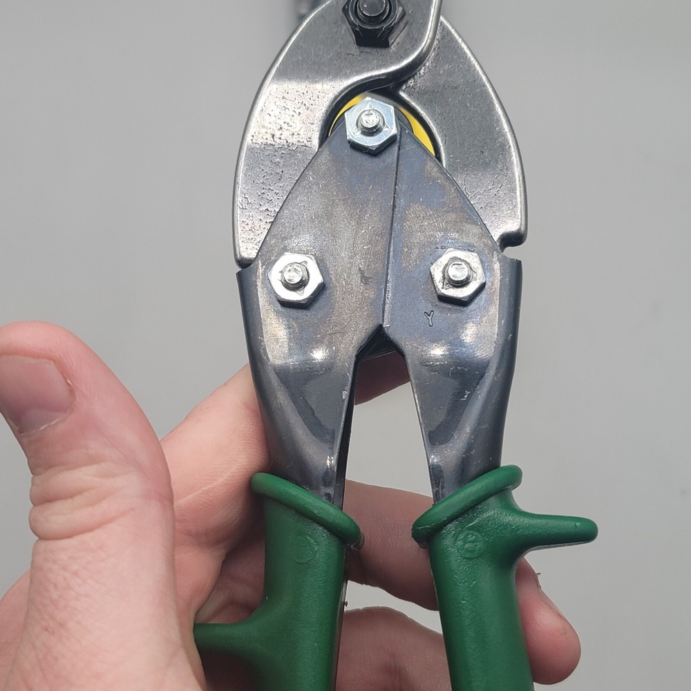 MIDWEST AVIATION TIN SNIPS SHEARS 2 PC SET EXCELLENT CONDITION